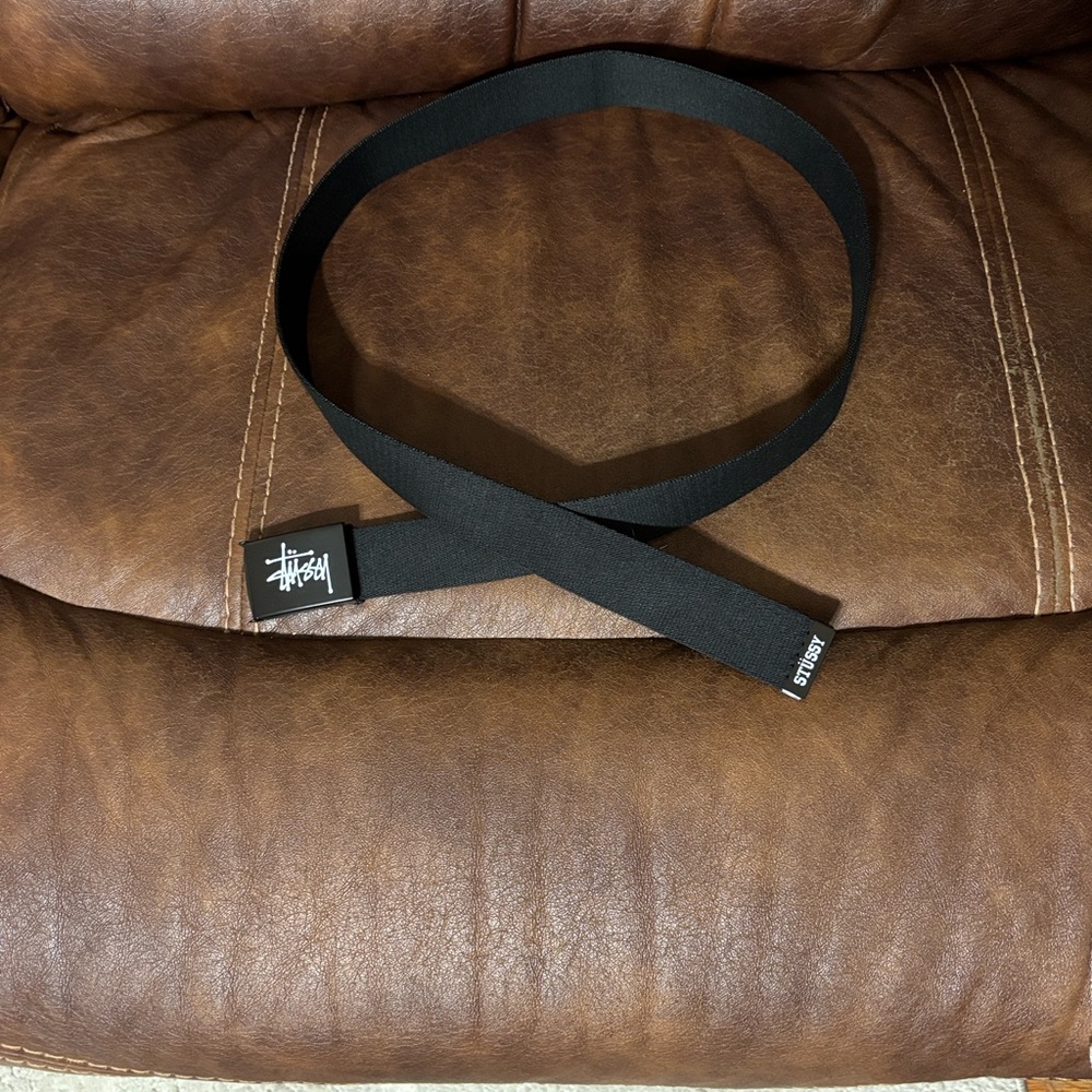 Stussy Black Belt Bag for Men